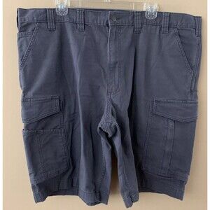 Carhartt Mens Shorts Size 44 IRR Gray Cargo Pockets Work Relaxed Fit A3